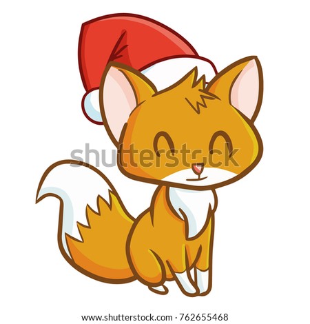 Fun Zoo Illustration Cute Fox Stock Vector 136177049 - Shutterstock