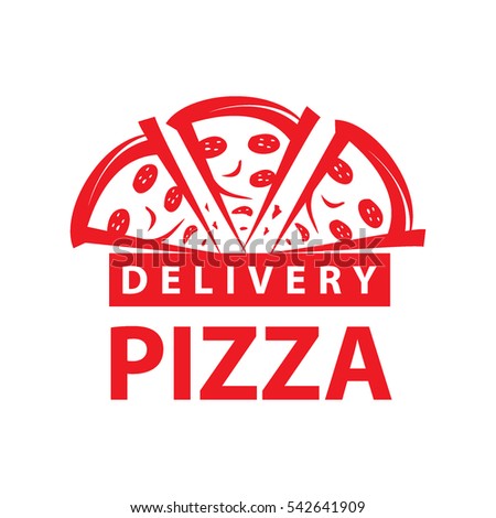 Vector Logo Pizza Delivery Vector Illustration Stock Vector 542641909