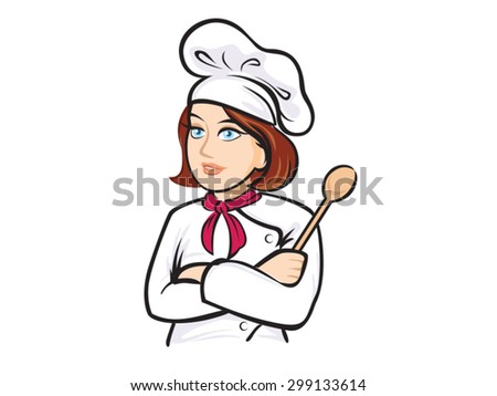 Happy Baker Making Fresh Bakery Cartoon Stock Vector 282199787 ...