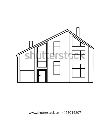 Line Drawing House Stock Images, Royalty-Free Images & Vectors