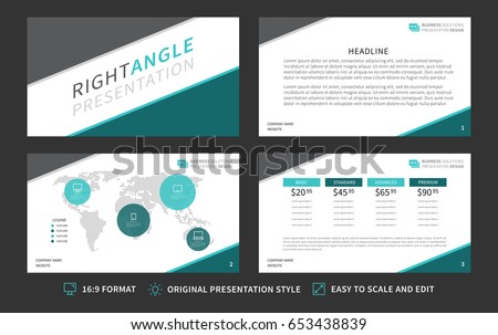 corporate presentation vector template modern business stock corporate presentation vector template modern business stock, Presentation templates