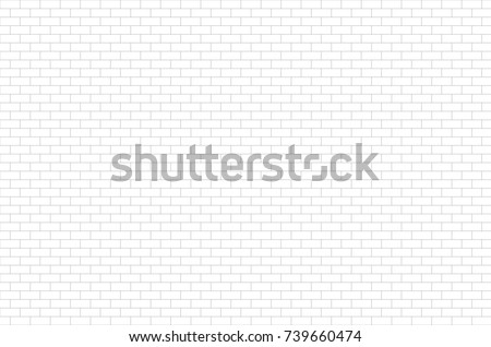 ceramic brick tile wall, White wall pattern for background.