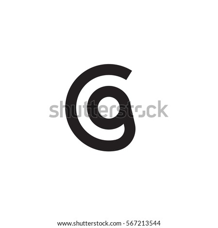 Initial Letter Logo Co Oc O Stock Vector 567213775 - Shutterstock