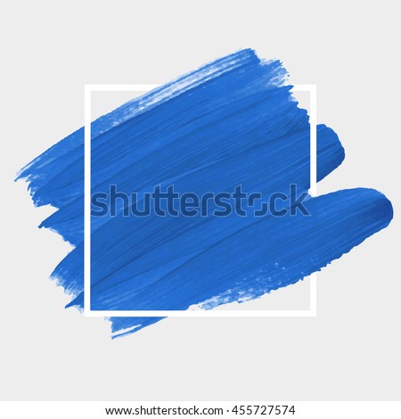 Art abstract background brush paint texture design acrylic stroke poster vector illustration. Perfect design for headline, logo and sale banner.