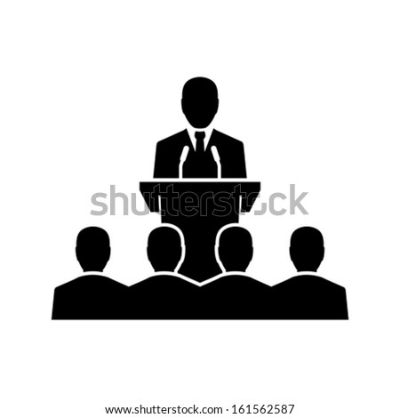 Speaker Silhouette Stock Images, Royalty-Free Images & Vectors ...