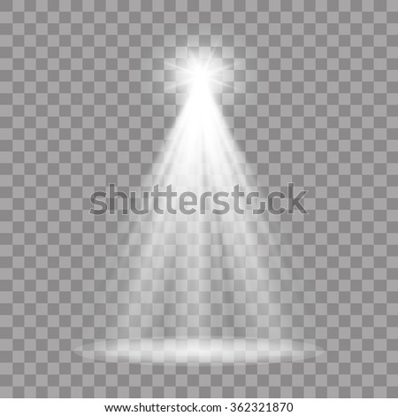 Vector Spotlight Light Effect Stock Vector 360941489 - Shutterstock