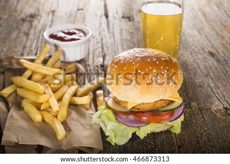 Forum Image: https://thumb1.shutterstock.com/display_pic_with_logo/3455123/466873313/stock-photo-burger-with-potato-fries-and-apple-juice-466873313.jpg