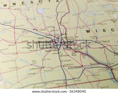 Minnesota Map Stock Photos, Images, & Pictures | Shutterstock