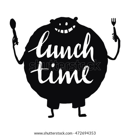 Lunch Time Lettering Stock Vector Royalty Free 472694353 Lunch Time Lettering Stock Vector Royalty Free 472694353