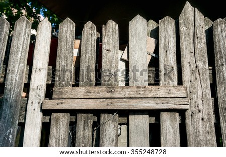Wooden Fence Wooden Fence