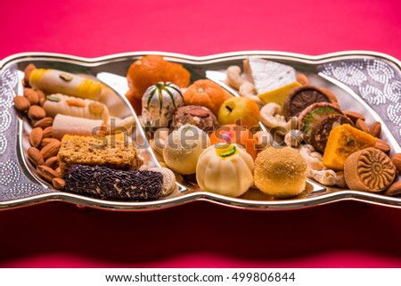 Indian Festival Sweet Food Mithai On Stock Photo 483395827 - Shutterstock