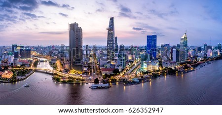 Ho Chi Minh City, aerial view