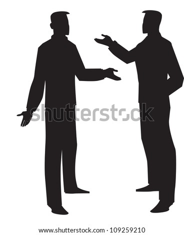 Two People Talking Isolated Stock Photos, Images, & Pictures | Shutterstock