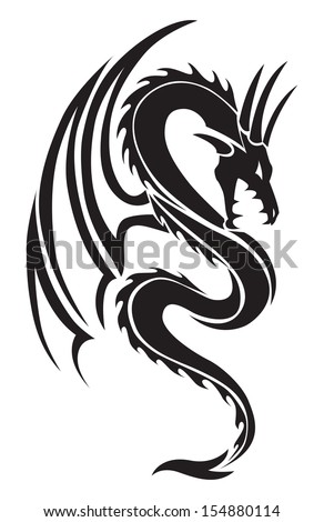 Chinese Dragon Black And White Stock Photos, Images, & Pictures ...