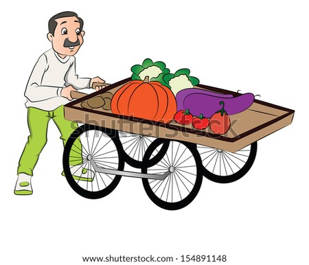 Vegetable Vendors Stock Images, Royalty-Free Images ... (450 x 386 Pixel)