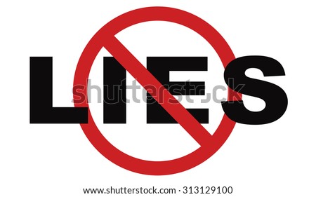 Image result for stop lying circle and line