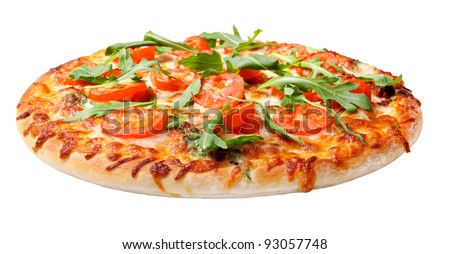 Pizza Vegatables Color Fresh Olive Tomato Stock Photo 459932002 ...