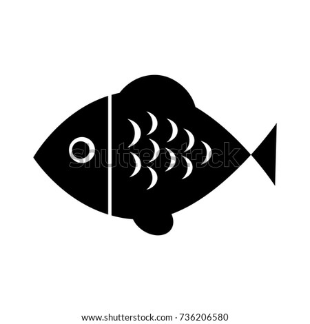 Fish Icon Stock Vector 132266117 - Shutterstock