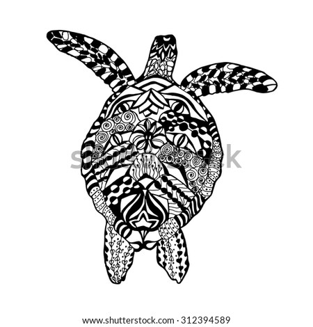 zentangle stylized turtle animals hand drawn stock vector zentangle stylized turtle animals hand drawn stock vector