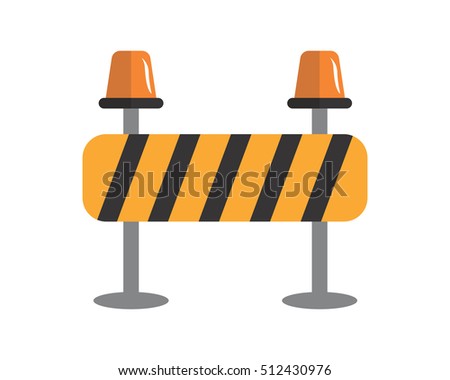 Roadblock Icon Stock Vector 512430976 - Shutterstock