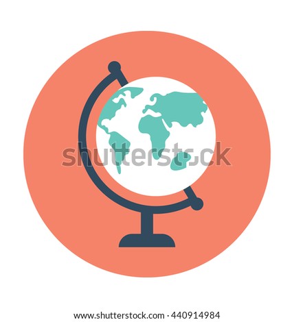 vector table globe Vector Globe Shutterstock 416106763 Icon Stock