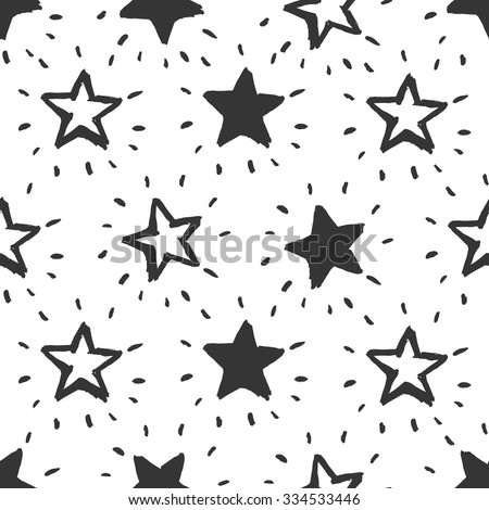 Stars Pattern Imagem Vetorial De Banco 334533446 - Shutterstock