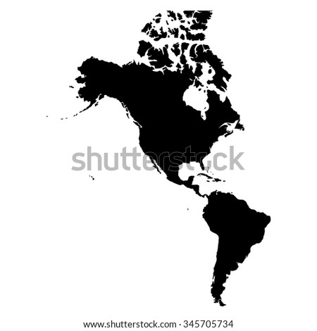 North America Map Including Us Mexico Stock Vector 23422498 - Shutterstock