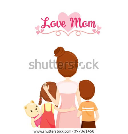Mother, Son And Daughter Hugging Together, Family, Embracing, Parent, Offspring, Love, Relationship
