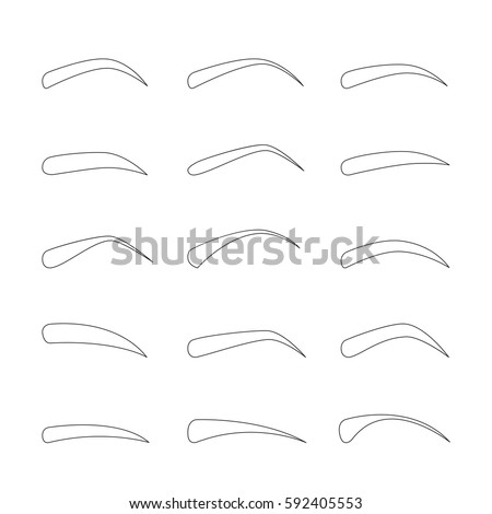 different kinds connected with outlines different variations of outlines