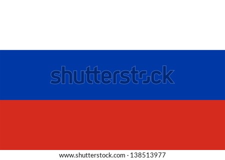 Healthy Percent Of Body Fat Shows Three Russian Flags Horizontal