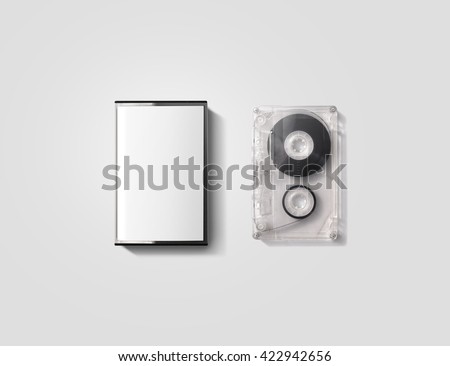 Download Blank Cassette Tape Box Design Mockup Stock Photo ...