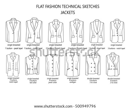 Flat Fashion Sketch Template Man Suit Stock Illustration 500949796 ...