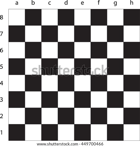 Vector Modern Empty Chess Board Background With Letters And Numbers Ready Layout For Your Design Vector Modern Empty Chess Board Background With Letters And Numbers Ready Layout For Your Design