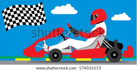 Go Kart Vector Stock Images, Royalty-Free Images & Vectors | Shutterstock