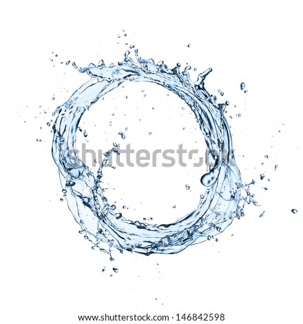 Vector Water Splash Circle Stock Vector 551009881 - Shutterstock