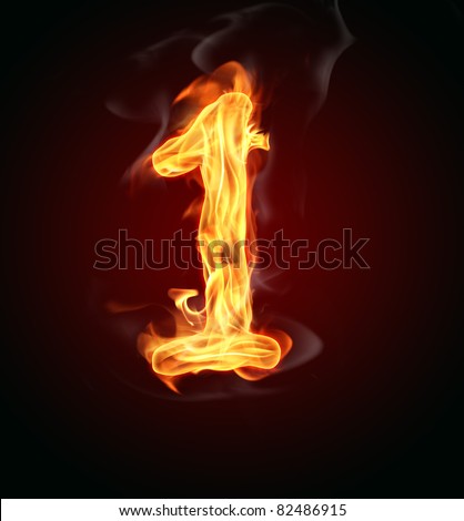 Flaming numbers Stock Photos, Images, & Pictures | Shutterstock