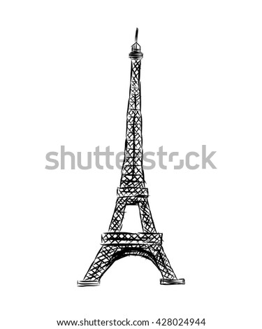 Eiffel Tower Sketch Stock Images, Royalty-Free Images & Vectors