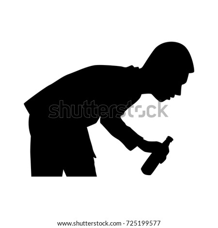 Drunk Silhouette Stock Images, Royalty-Free Images & Vectors | Shutterstock