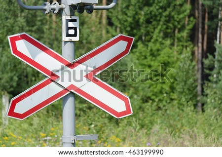 Crossbuck Sign Stock Images, Royalty-Free Images & Vectors | Shutterstock