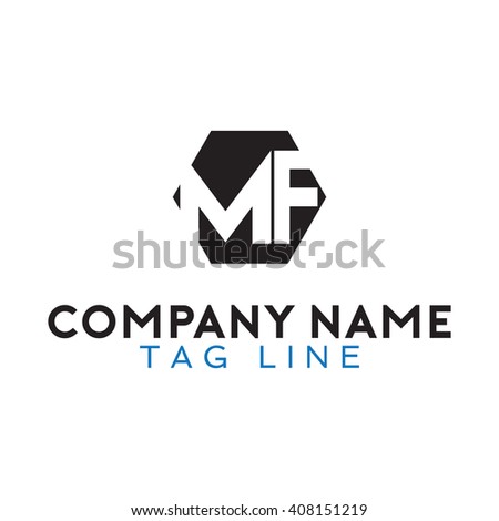 Mf Logo Stock Vector 408151219 - Shutterstock