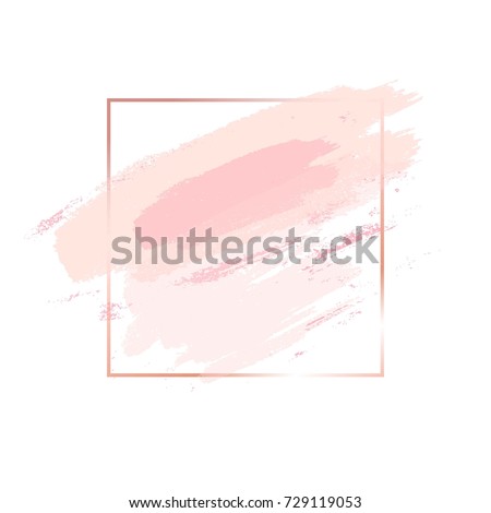 Brush Strokes Gentle Skin Tones Rose Stock Vector 729119053 - Shutterstock