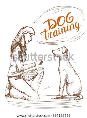 Dog Grooming Set Hand Drawn Vector Stock Vector 475257334 