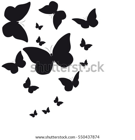 Heart Butterflies Valentines Day Card Stock Vector 578351659 - Shutterstock