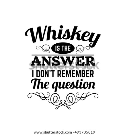 whiskey quote vector typographical background template banner poster card business shutterstock