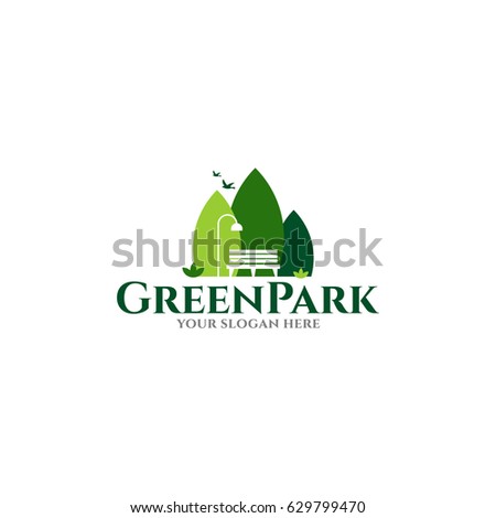 Green Park Logo Eco Park Vector Stock Vector 629799470 - Shutterstock