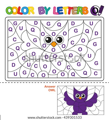 ABC Coloring Book Kids Color By Stock Illustration 439301533 ... ABC Coloring Book Kids Color By Stock Illustration 439301533 ...
