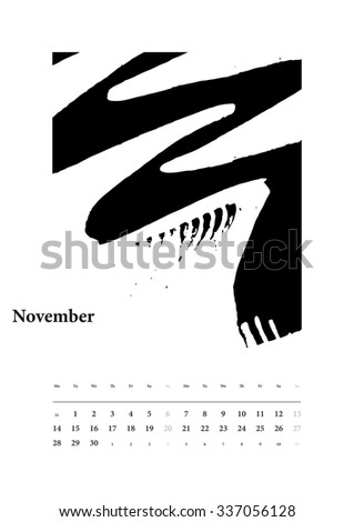 november 2018 calendars spot