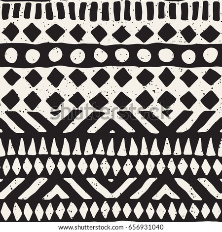 Hand drawn painted seamless pattern vector tribal design background ethnic motif geometric ethnic Hand drawn painted seamless pattern vector tribal design background ethnic motif geometric ethnic