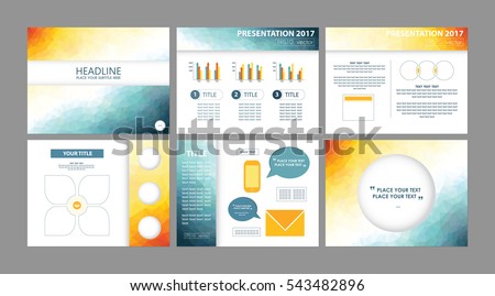business presentation templates vectors low poly stock vector business presentation templates vectors low poly stock vector, Low Poly Business Presentation Template, Presentation templates