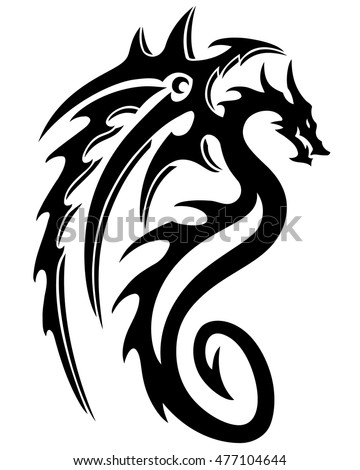 Dragon Tattoo Stock Vector 99671360 - Shutterstock